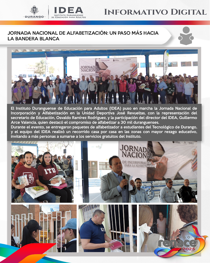 2025 03 21 Jornada Nacional de Alfabetizacion Durango